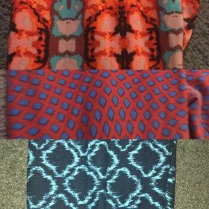 Lularoe Leggings One Size - 3 Pairs